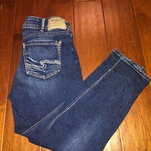 Silver suki skinny crop